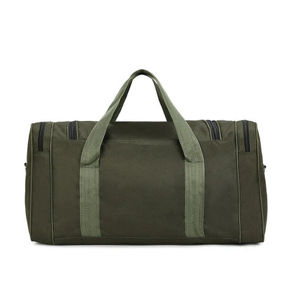 Green Mens Large Sports & Gym Holdall Bag SPORTS TRAVEL WORK EQUIPMENT DUFFLE UK