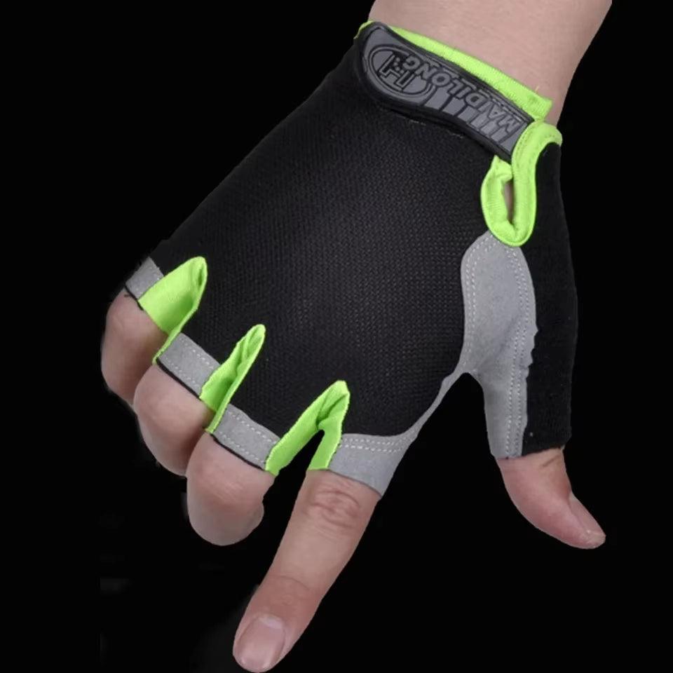 HOT Cycling Anti-Slip Anti-Sweat Men Women Half Finger Gloves Breathable Anti-Shock Sports Gloves Bike Bicycle Glove