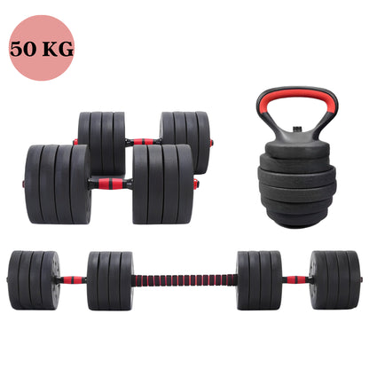 15/20/30/40 Kg Dumbbell Barbell Weight Set Pair Hand Weights Gym Fitness Workout