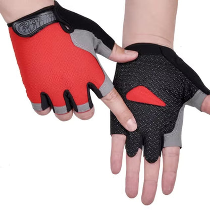 HOT Cycling Anti-Slip Anti-Sweat Men Women Half Finger Gloves Breathable Anti-Shock Sports Gloves Bike Bicycle Glove