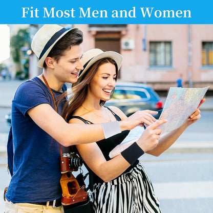 4 Pack Sweatbands Sports Wristband Cotton Sweat Band for Men and Women, Good For